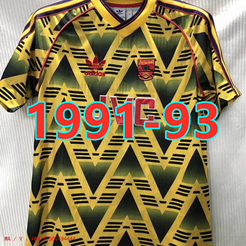 Arsenal Retro Quality Away Jersey S-2XL