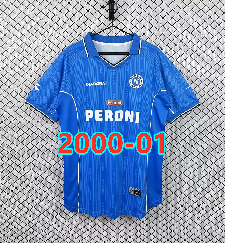 Napoli Home Retro Fans Version Jersey S-2XL