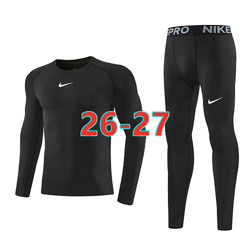 Nike 26-27 N-K Compression Top And Pants S-3XL