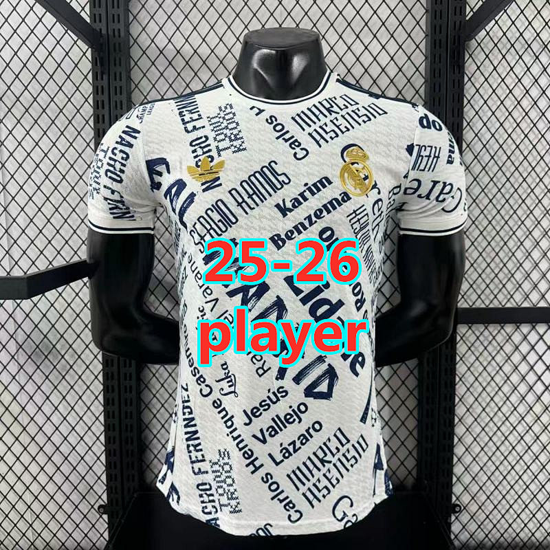 25-26 Real Madrid Special Player Version Jersey S-2XL