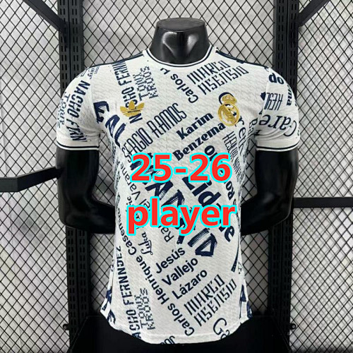 25-26 Real Madrid Special Player Version Jersey S-2XL