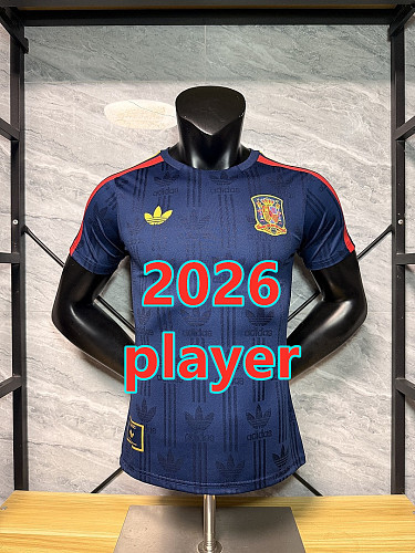 Spain Retro Player Version Jersey S-2XL