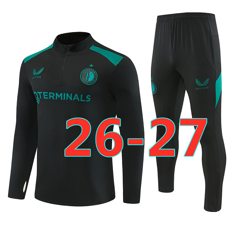 26-27 Feyenoord Long Sleeve Tracksuit S-2XL