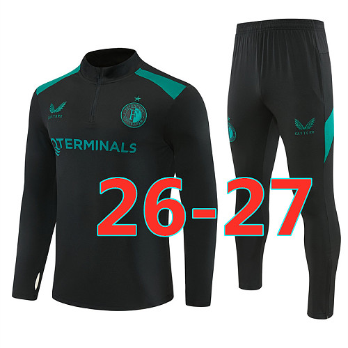 26-27 Feyenoord Long Sleeve Tracksuit S-2XL