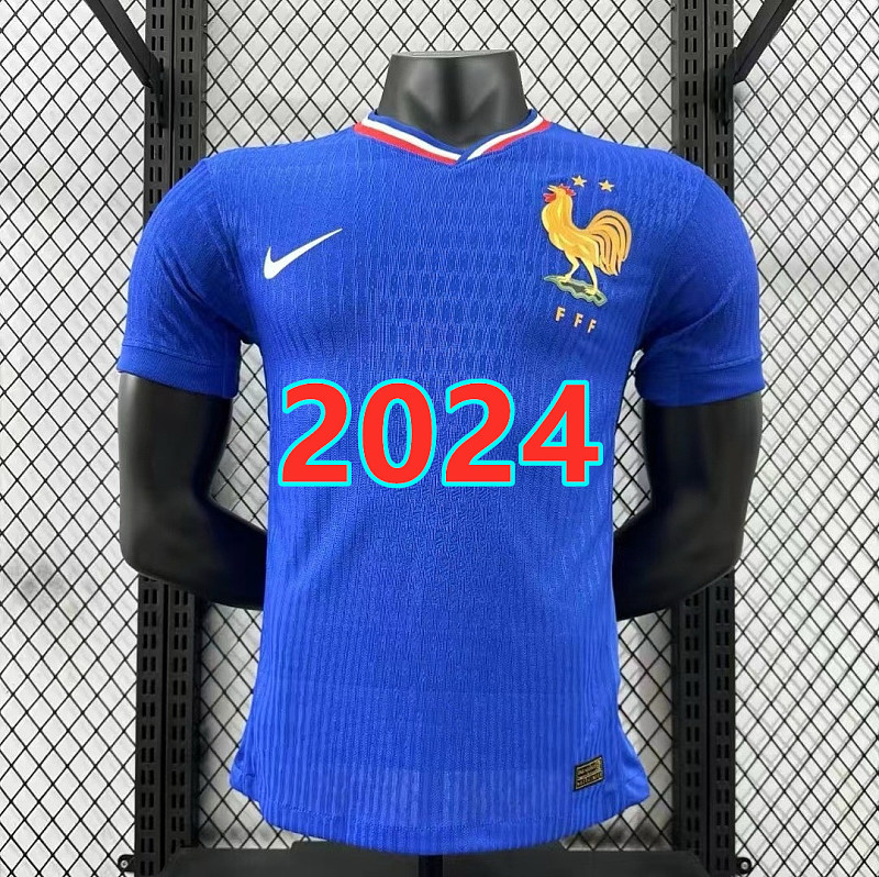 France Home Retro Player Version Jersey S-2XL