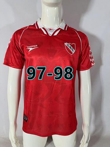 97-98 Atlético Independiente Home Retro Jersey S-2XL