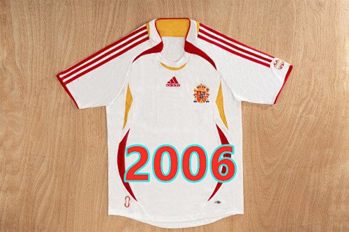 Spain Away Retro Fans Version Jersey S-2XL