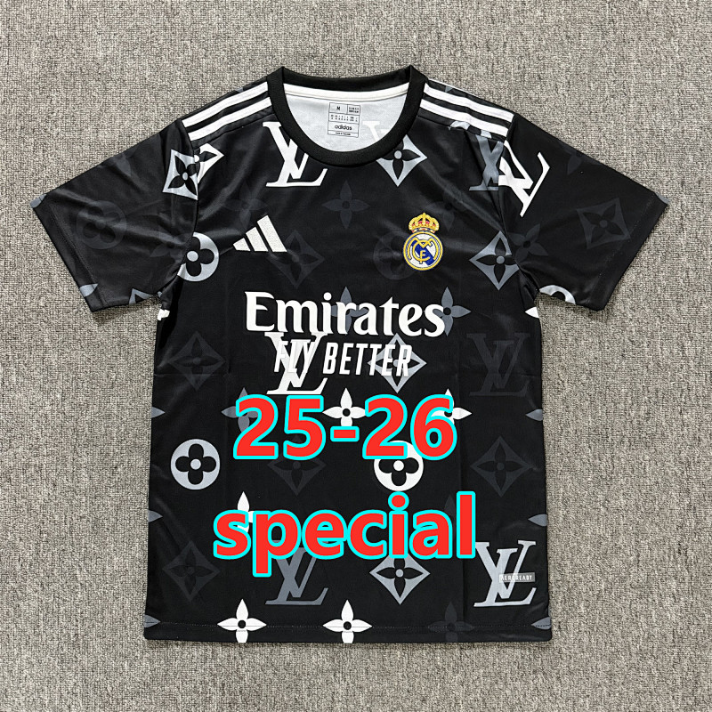 Louis Vuitton 25-26 Real Madrid Special Fans Version Jersey S-2XL