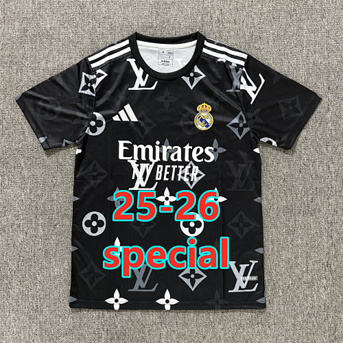 Louis Vuitton 25-26 Real Madrid Special Fans Version Jersey S-2XL