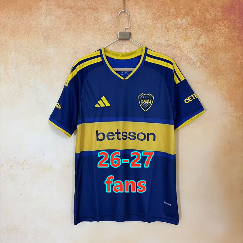 26-27 Boca Juniors Home Fans Version Jersey S-4XL