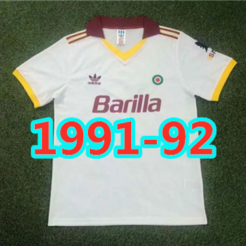 Roma Retro TopThai Quality Away Jersey S-2XL