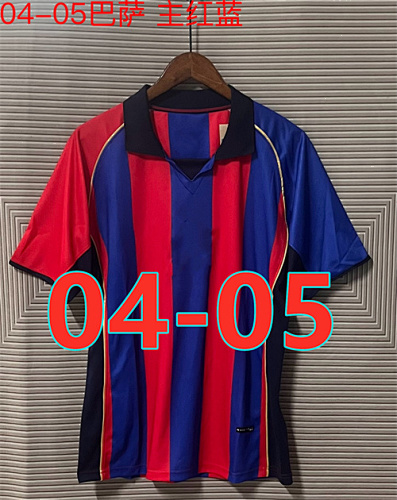 04-05 Barcelona Home Retro Jersey S-2XL