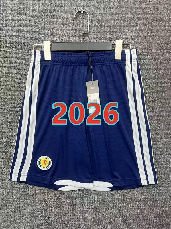 Scotland Home Fans Version Shorts S-2XL