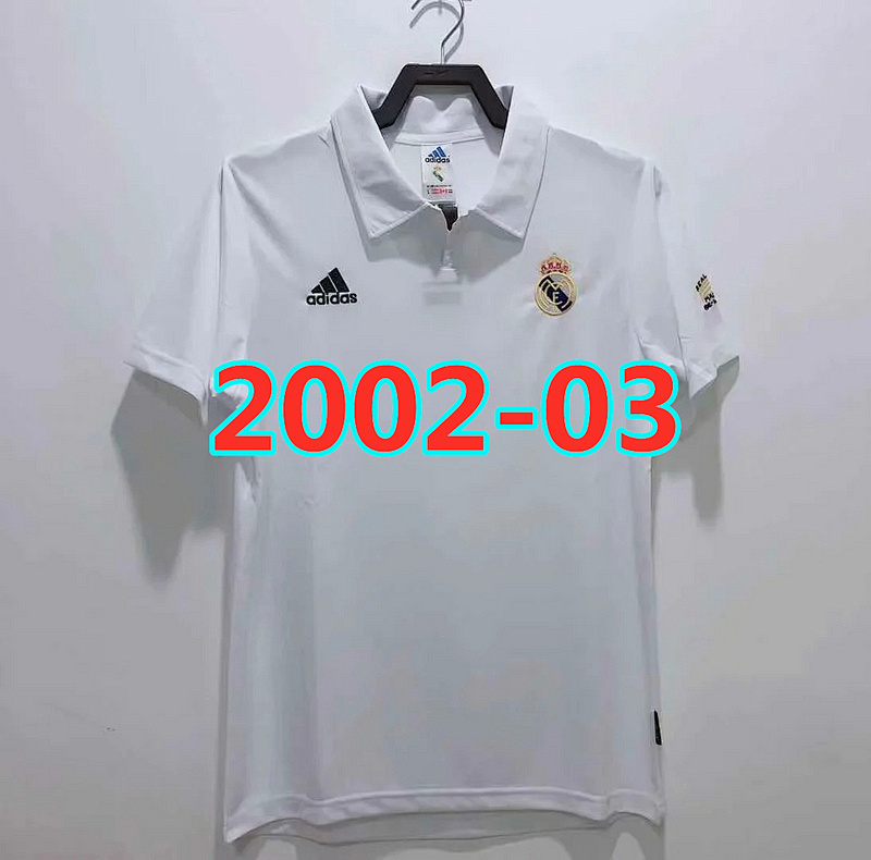 Real Madrid Retro Home Jersey S-2XL