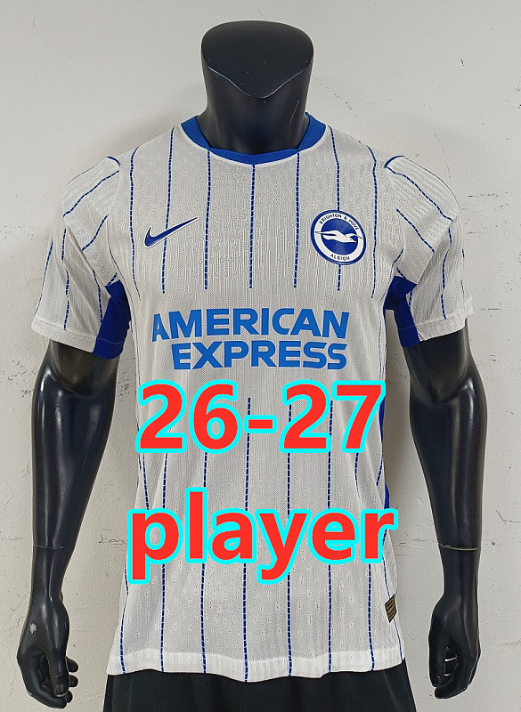 26-27 Brighton Away Player Version Jersey S-2XL
