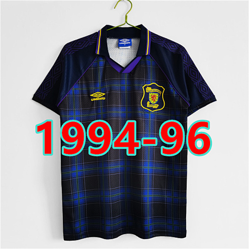 Scotland Retro TopThai Quality Home Jersey S-2XL