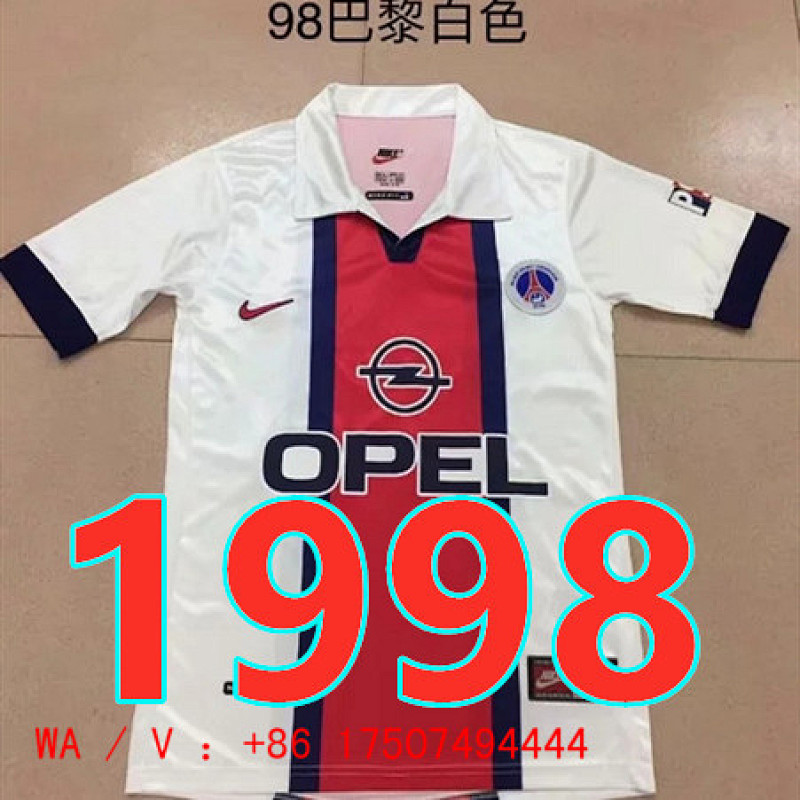 Balenciaga Paris Psg 98 Retro Jerseys S-2XL