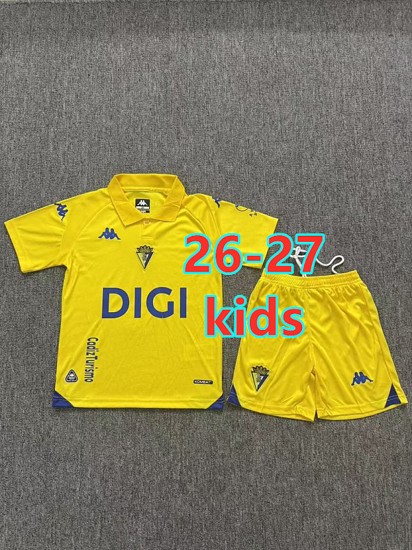 26-27 Cádiz Home Kids Jersey+shorts Kit 16 -28