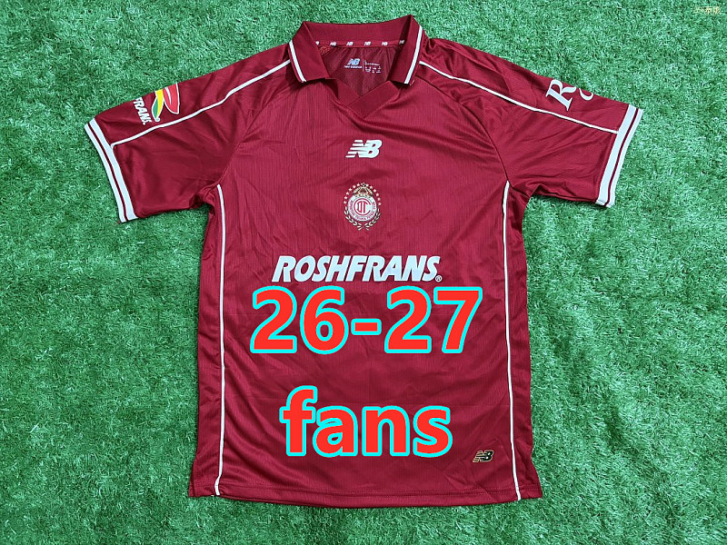 26-27 Toluca Home Fans Version Jersey S-4XL