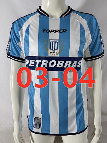03-04 Avellaneda Home Retro Jersey S-2XL