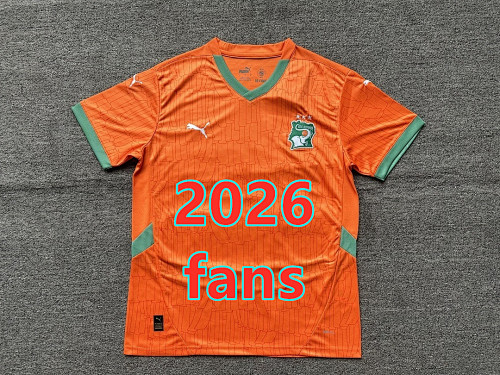 Cote D'Ivoire Home Fans Version Jersey S-4XL