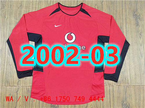 Manchester United Retro Long Sleeve Jersey S-2XL