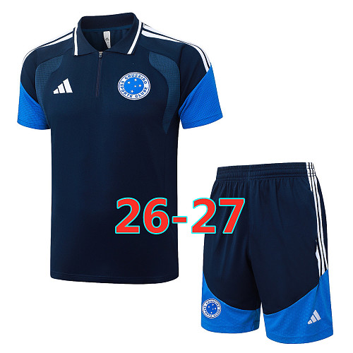 26-27 Cruzeiro Polo Short Sleeve Tracksuit S-2XL Polo