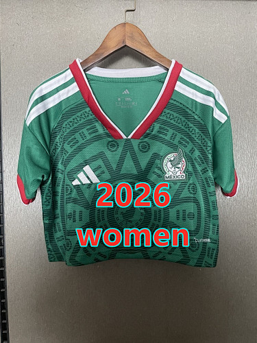 Mexico Home Women Short Jersey S-2XL