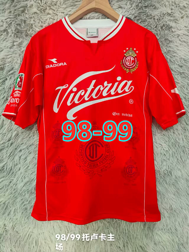 98-99 Toluca Home Retro Fans Version Jersey S-2XL