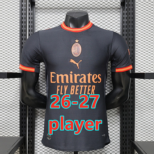 26-27 AC Milan Third Player Version Jersey S-2XL AC