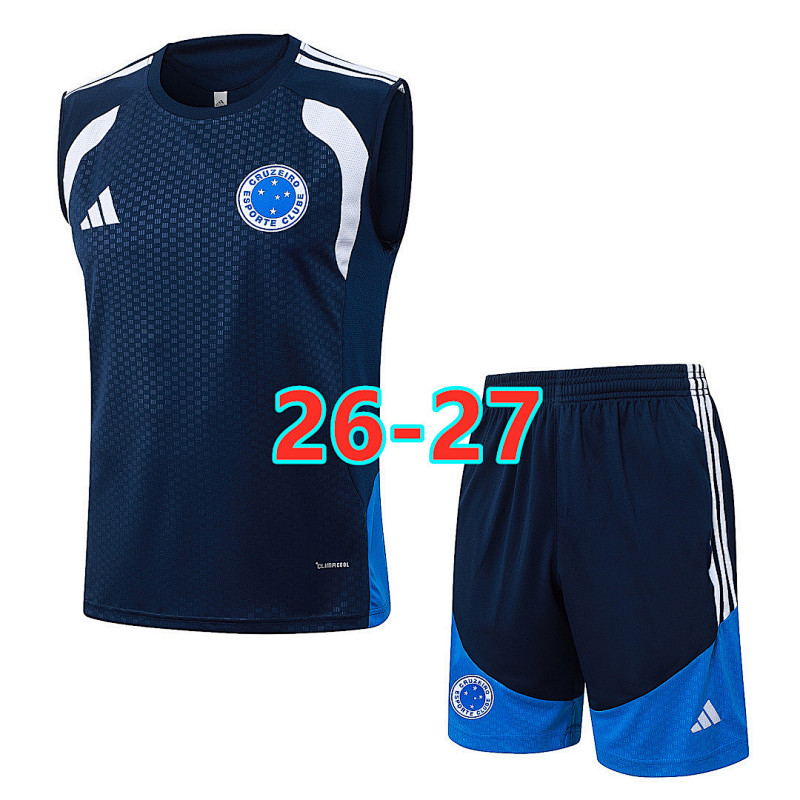 26-27 Cruzeiro Short Sleeve Vest Tracksuit S-2XL