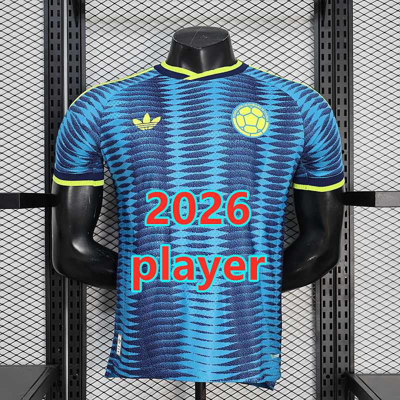 Colombia Away Player 16 Teams Jersey S-3XL 16
