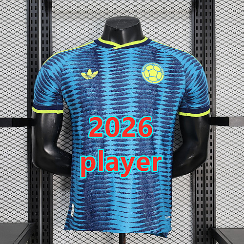 Colombia Away Player 16 Teams Jersey S-3XL 16