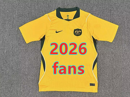 Australia Home Fans Version Jersey S-4XL