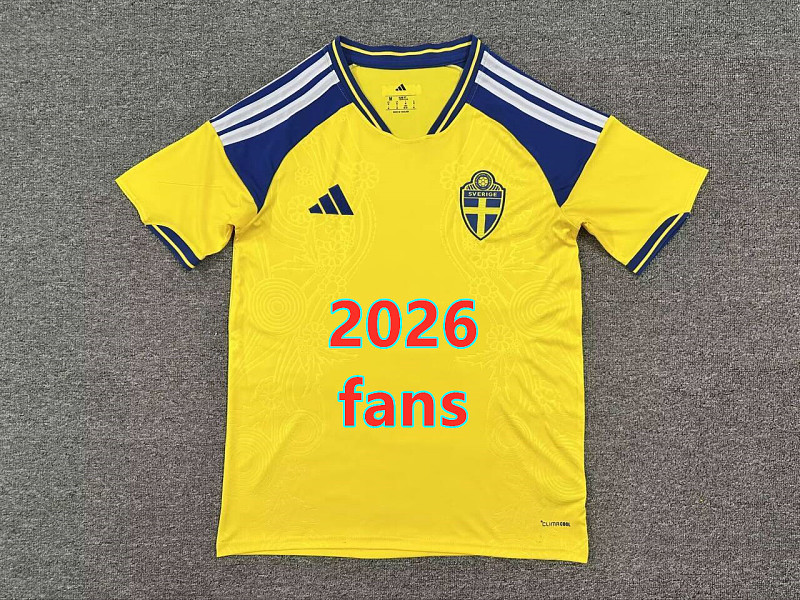 Sweden Home Fans 32 Teams Jersey S-4XL 32