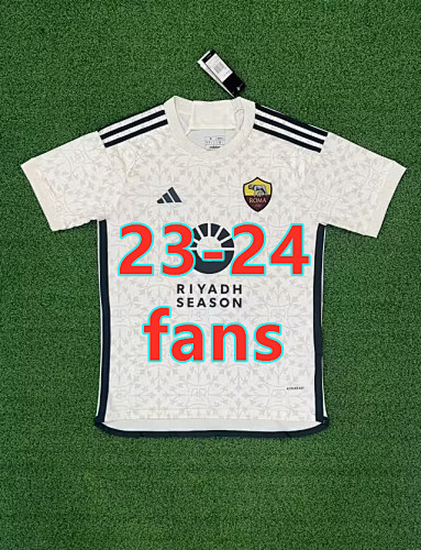 23-24 Roma Away Fans Version Jersey S-2XL
