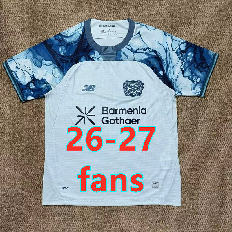 26-27 Leverkusen Away Fans Version Jersey S-2XL