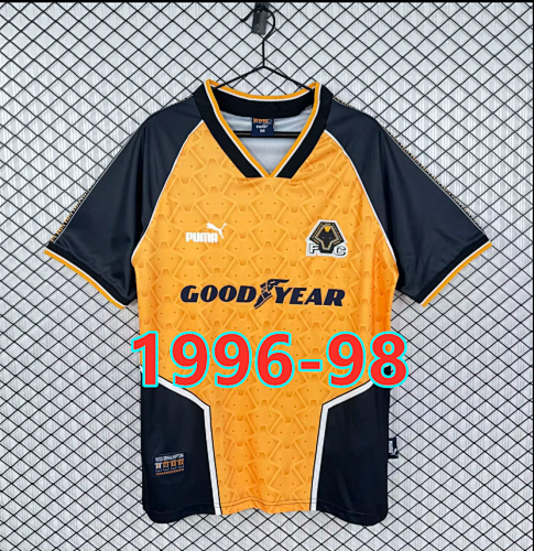 Wolves Home Retro Fans Version Jersey S-2XL