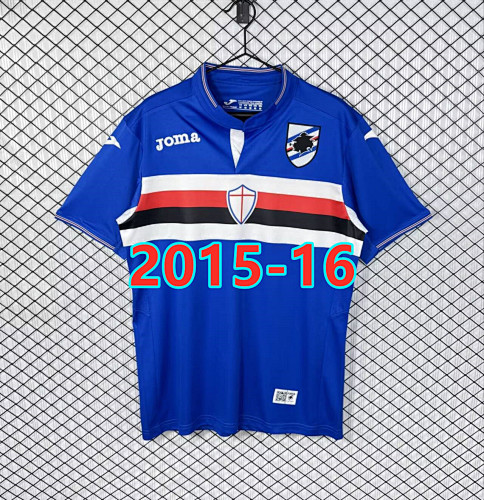 Sampdoria Home Retro Fans Version Jersey S-2XL