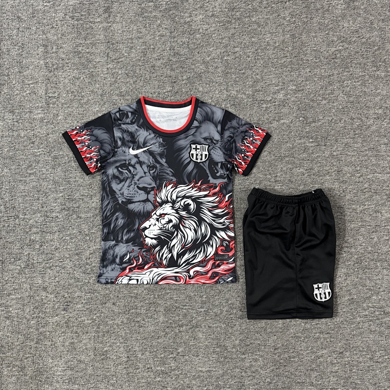 25-26 Barcelona Special Kids Jersey+shorts Kit 16 -28