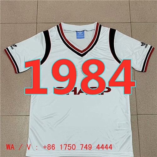 Manchester United Retro1984 TopThai Quality Away Jersey S-2XL