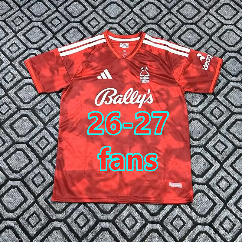 26-27 Nottingham Forest Home Fans Version Jersey S-4XL