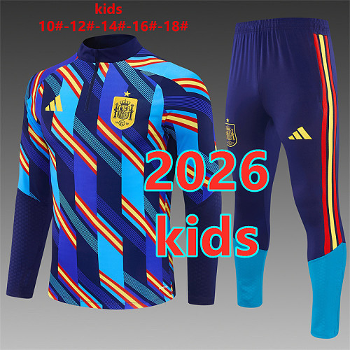 Spain Kids Long Sleeve Tracksuit 10 -18