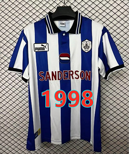 Sheffield Wednesday Home Retro Fans Version Jersey S-2XL