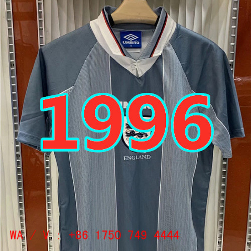 England Retro TopThai Quality Away Jersey S-2XL