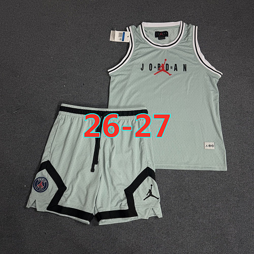 26-27 A-J Vest+shorts Basketball Kit XS-4XL