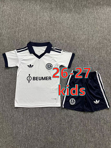 26-27 Schalke Away Kids Jersey+shorts Kit 16 -28