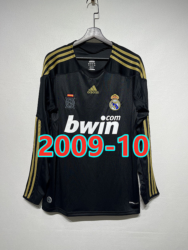 Real Madrid Away Retro Long Jersey S-2XL