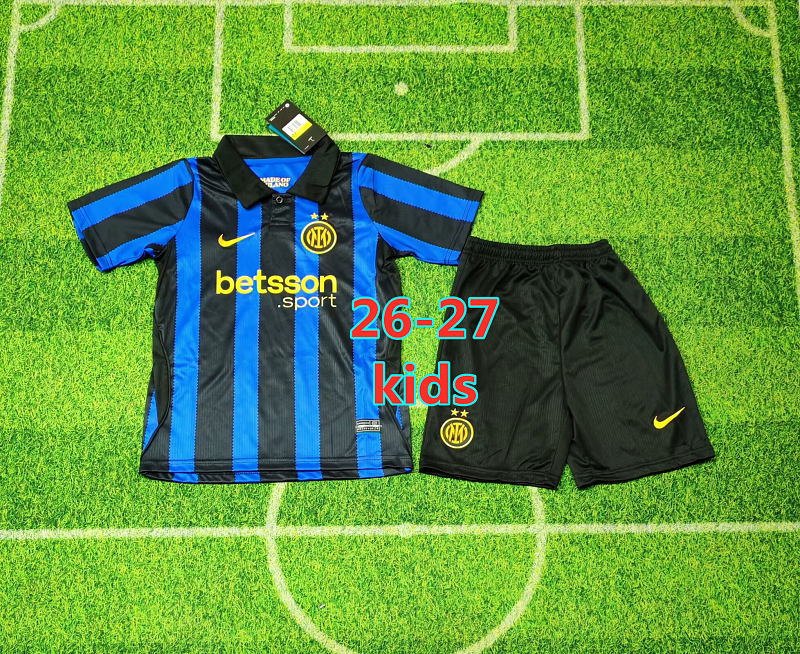 26-27 Inter Milan Home Kids Jersey+shorts Kit 16 -28