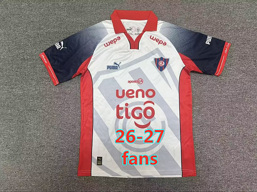 26-27 Cerro Porteno Third Fans Version Jersey S-4XL